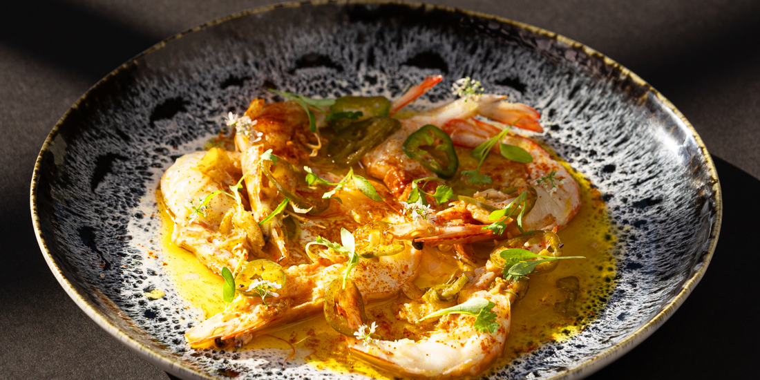 Gambas al Ajillo w/ Mezcal